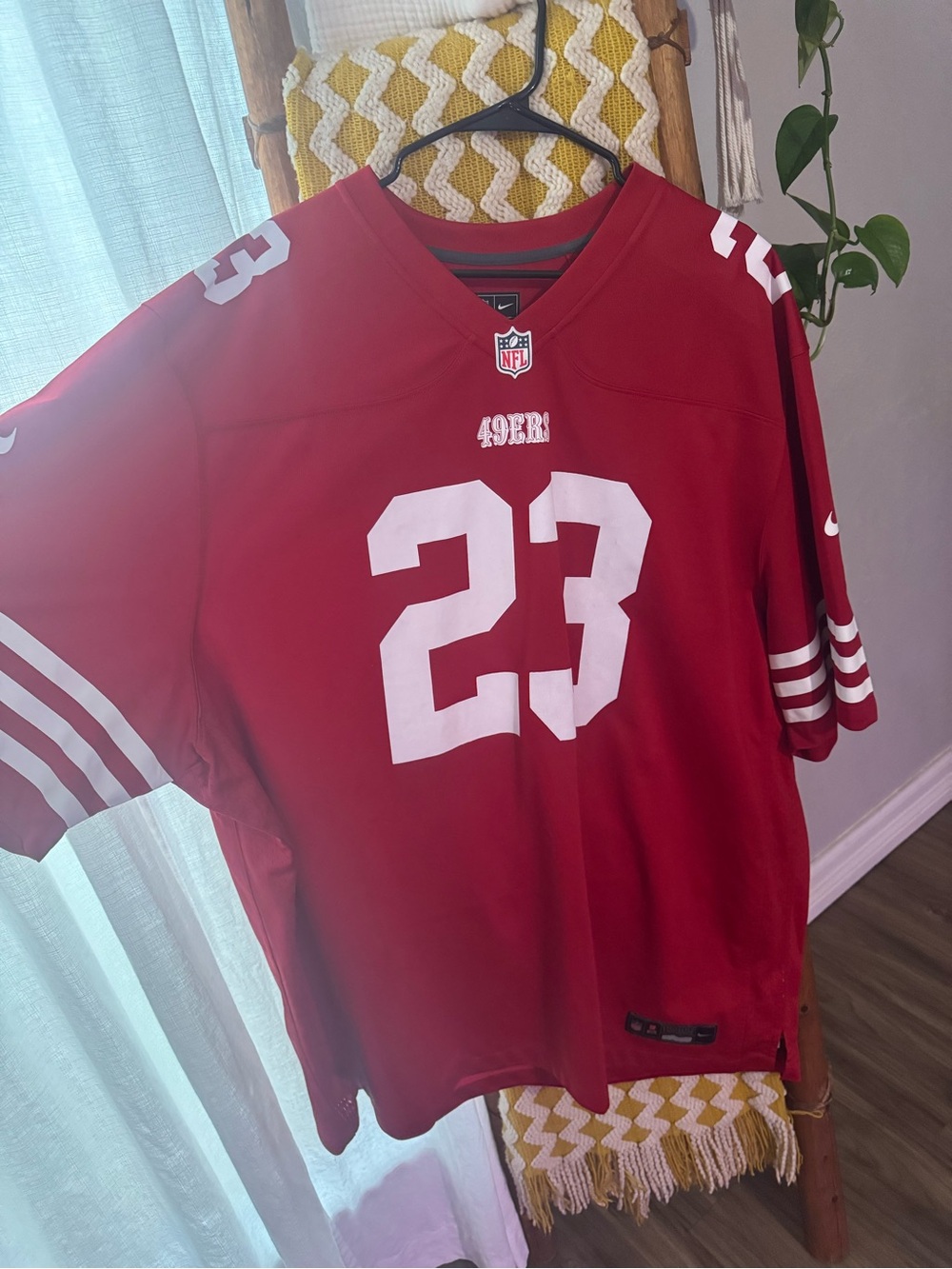 Nike 49ers Jersey. #23 McCaffrey
